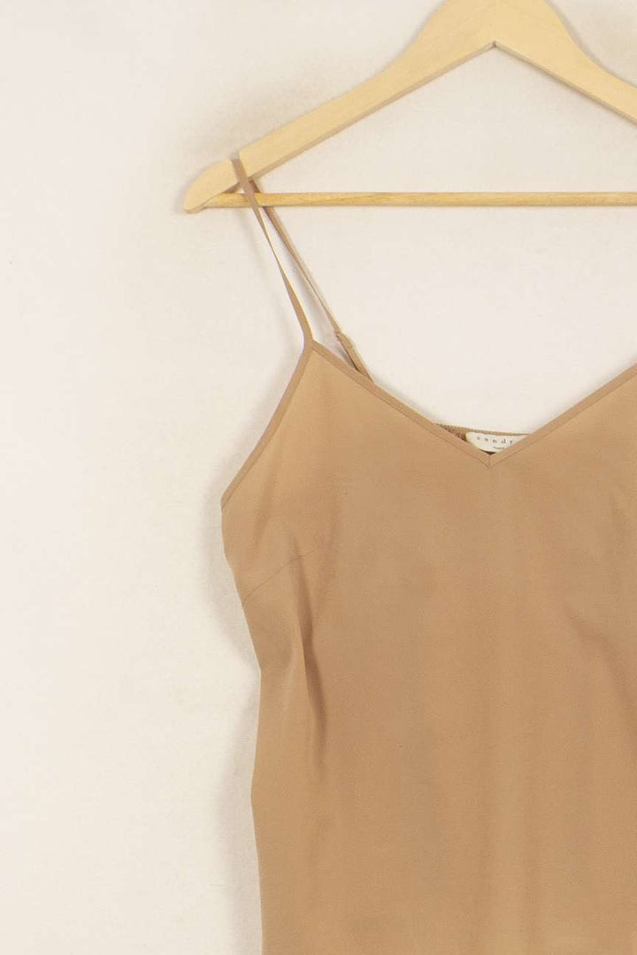 Débardeur Beige - Taille L/40 de la marque Sandro | PARAD50625 - Vendu par Paradigme - Image 3