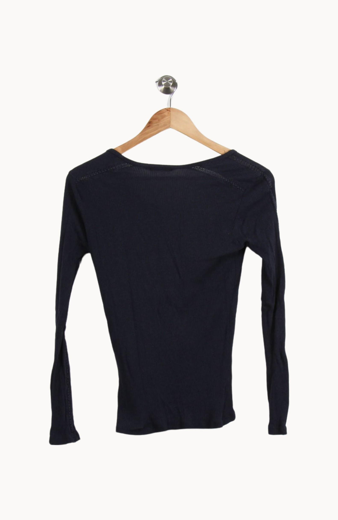 Tee-shirt Manches Longues Bleu - Taille S/36 de la marque IKKS | PARAD50626 - Vendu par Paradigme - Image 4