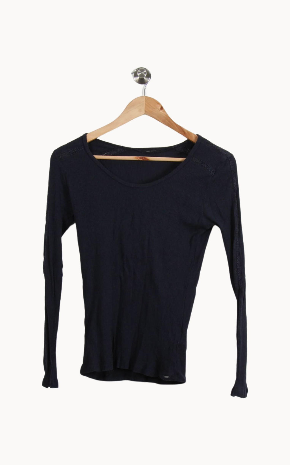Tee-shirt Manches Longues Bleu - Taille S/36 de la marque IKKS | PARAD50626 - Vendu par Paradigme - Image 2