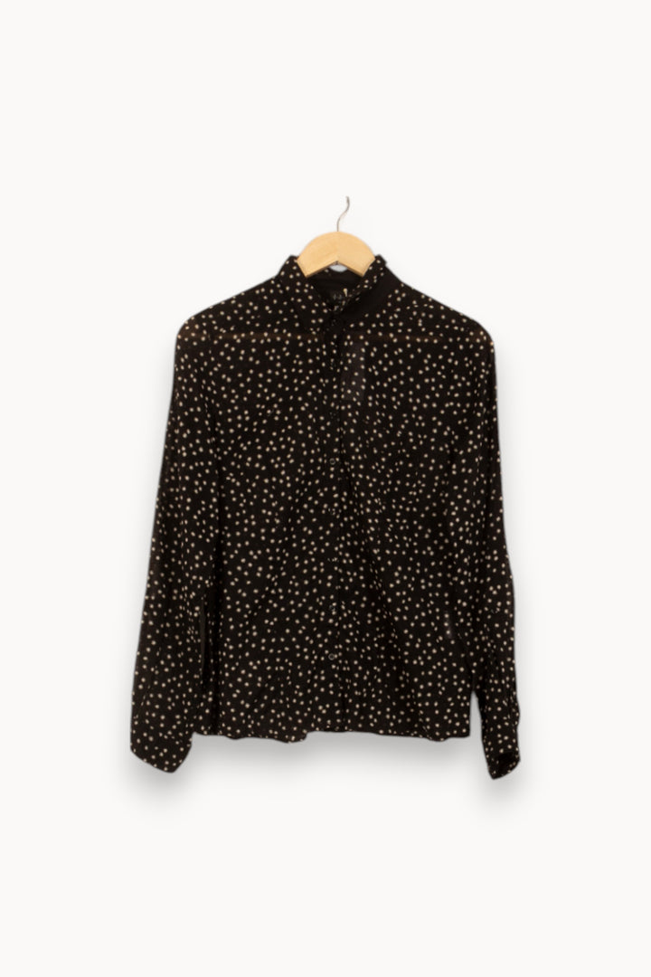 Chemise Noire et Blanche - Taille XXL/44 de la marque Maison 123 | PARAD50632 - Vendu par Paradigme - Image 2