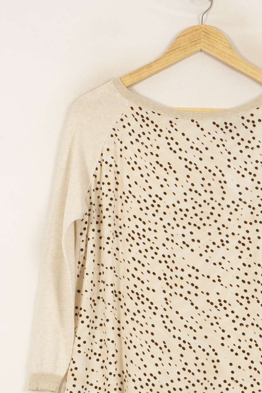 Pull Beige et Marron - Taille S/36 de la marque One Step | PARAD50640 - Vendu par Paradigme - Image 3