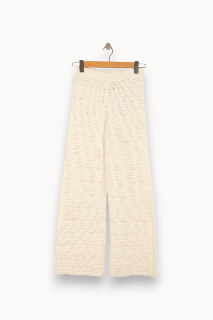 Pantalon Large Blanc - Taille S/36 de la marque Petite Mendigote | PARAD50650 - Vendu par Paradigme - Image 2
