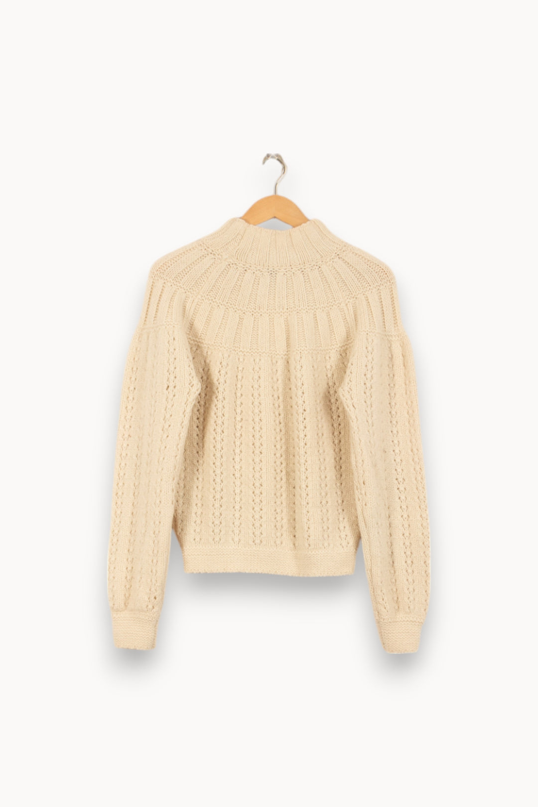 Pull Beige - Taille S/36 de la marque Petite Mendigote | PARAD50651 - Vendu par Paradigme - Image 4
