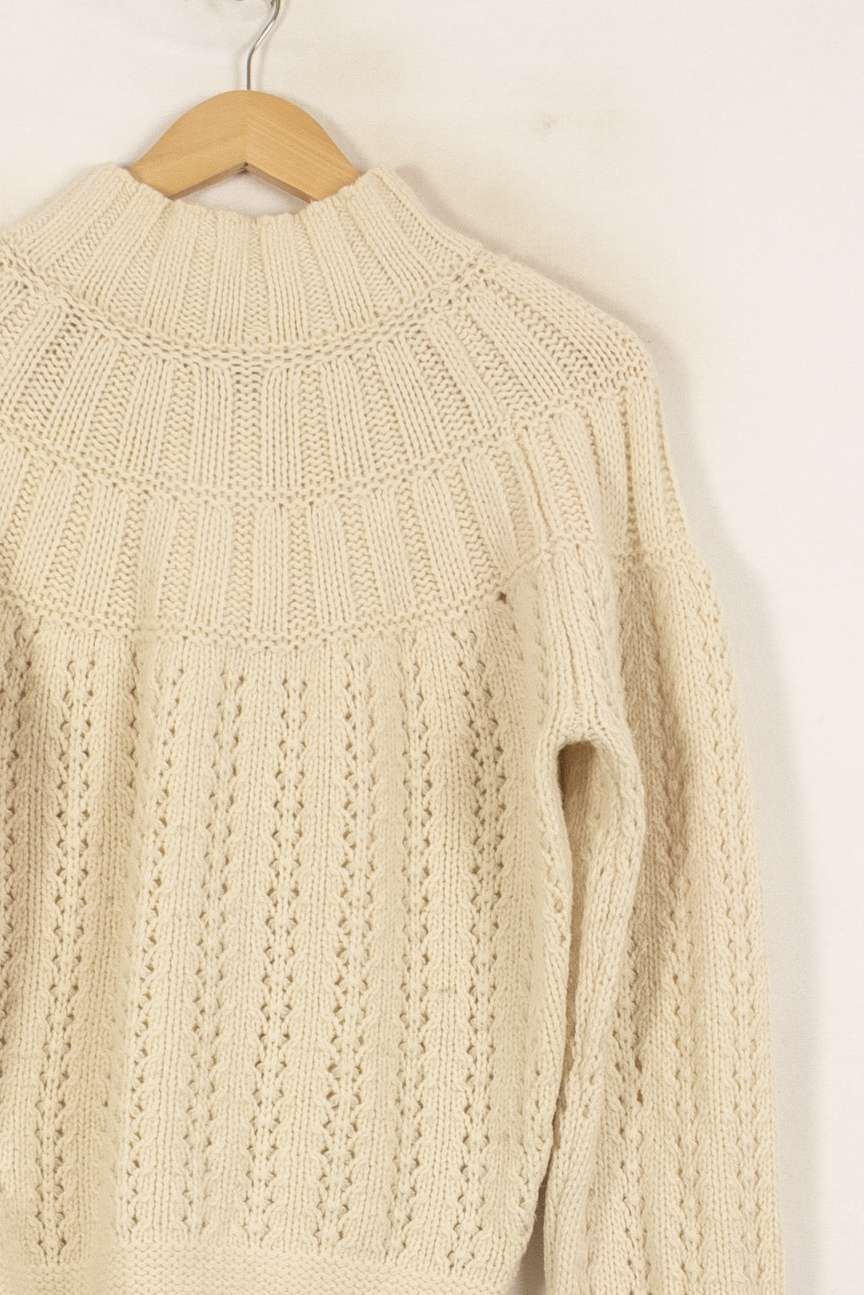Pull Beige - Taille S/36 de la marque Petite Mendigote | PARAD50651 - Vendu par Paradigme - Image 3