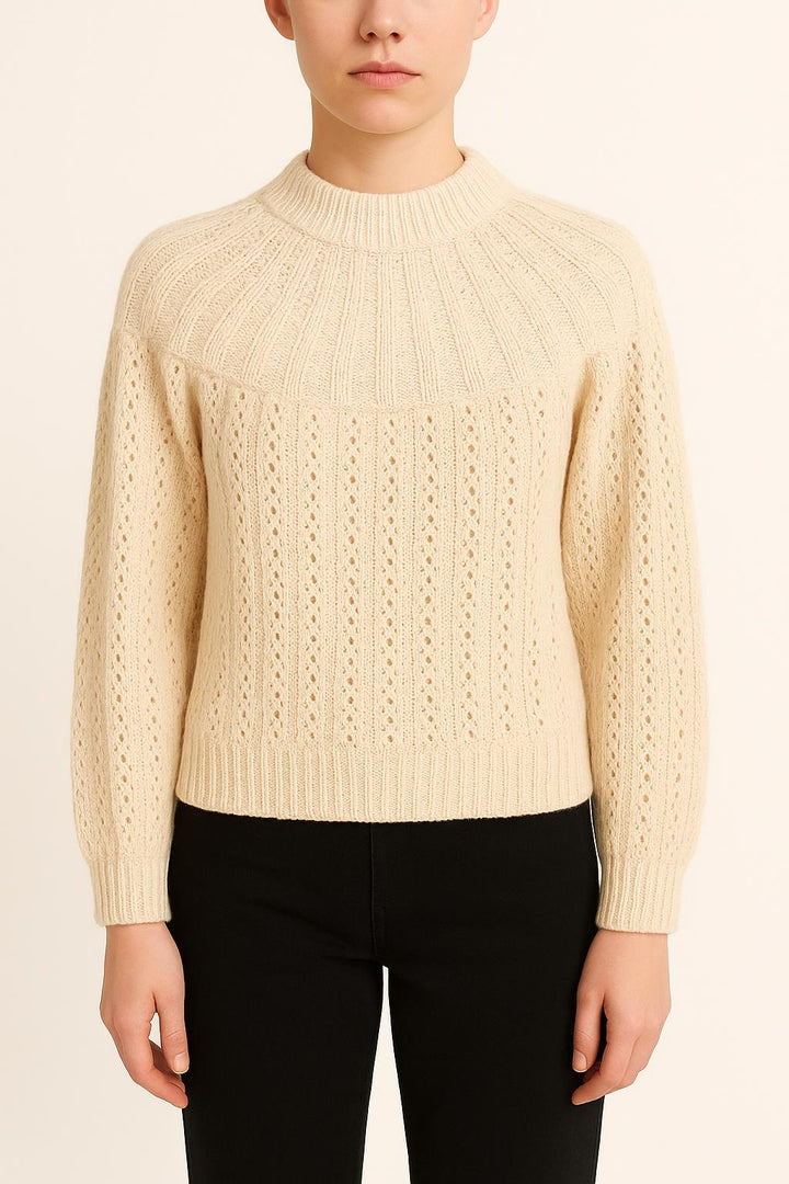 Pull Beige - Taille S/36 de la marque Petite Mendigote | PARAD50651 - Vendu par Paradigme - Image 1