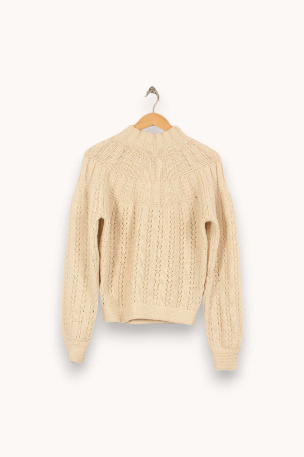 Pull Beige - Taille S/36 de la marque Petite Mendigote | PARAD50651 - Vendu par Paradigme - Image 2