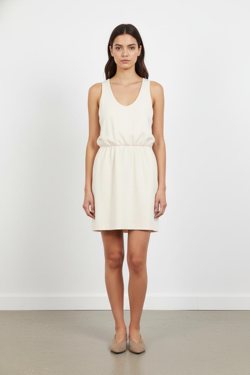 Robe Sans Manches Blanche - Taille M/38