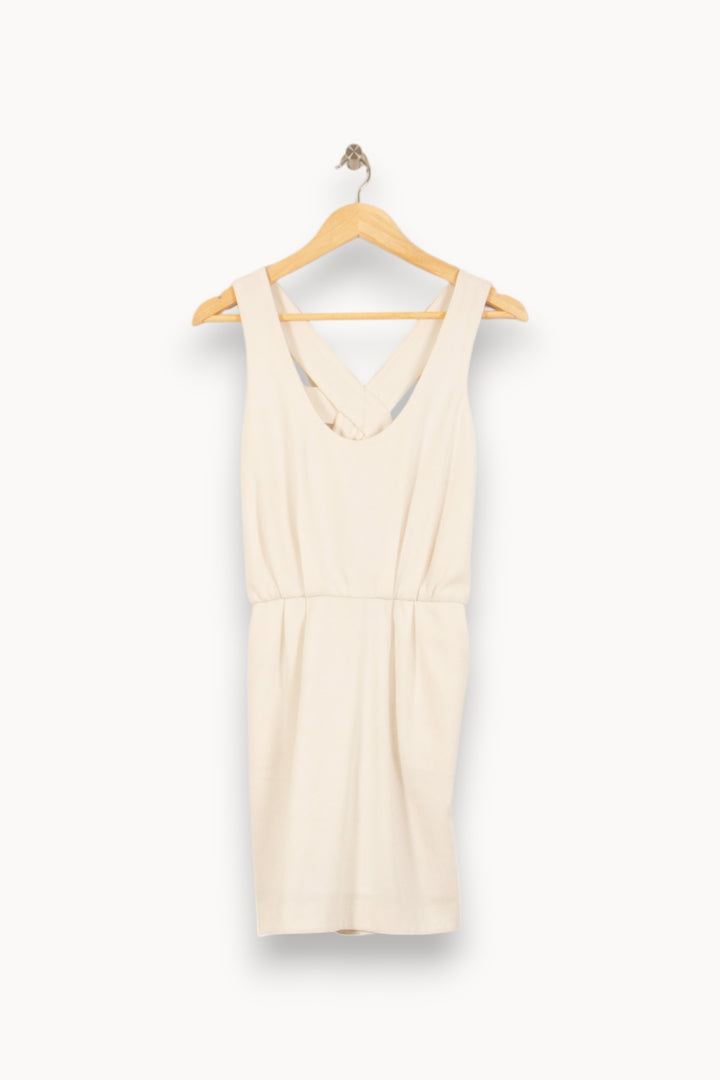 Robe Sans Manches Blanche - Taille M/38 de la marque Claudie Pierlot | PARAD50661 - Vendu par Paradigme - Image 2