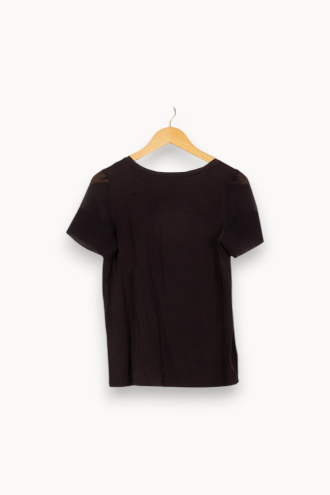 Tee-shirt Noir - Taille S/36 de la marque Claudie Pierlot | PARAD50673 - Vendu par Paradigme - Image 4