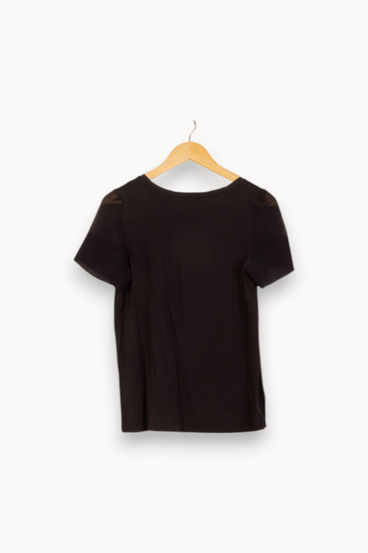 Tee-shirt Noir - Taille S/36 de la marque Claudie Pierlot | PARAD50673 - Vendu par Paradigme - Image 4