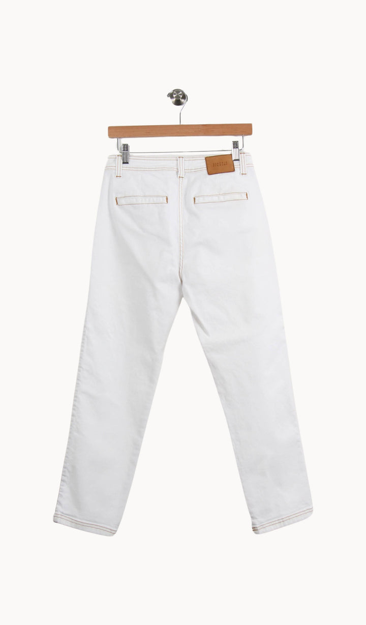 Jean Blanc - Taille M/38 de la marque Claudie Pierlot | PARAD50674 - Vendu par Paradigme - Image 4