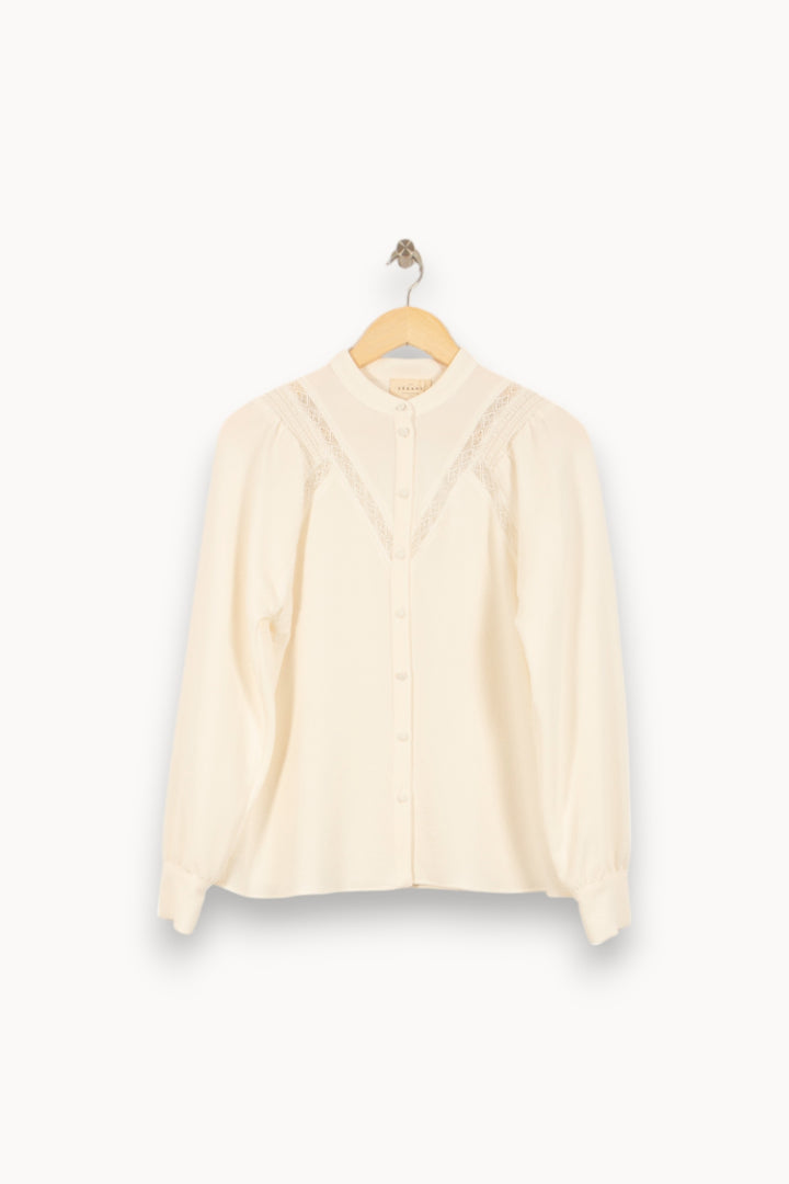 Blouse Blanche - Taille S/36 de la marque Sézane | PARAD50677 - Vendu par Paradigme - Image 2