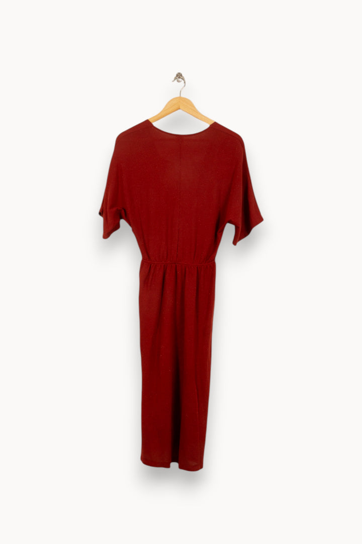 Robe Midi Bordeaux - Taille XS/34 de la marque Des petits hauts | PARAD50678 - Vendu par Paradigme - Image 4