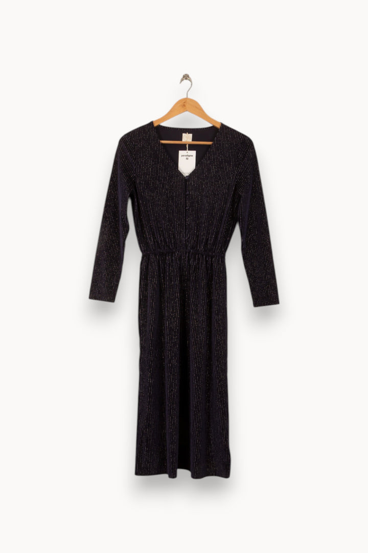 Robe Midi Bleue - Taille XS/34 de la marque Des petits hauts | PARAD50679 - Vendu par Paradigme - Image 2