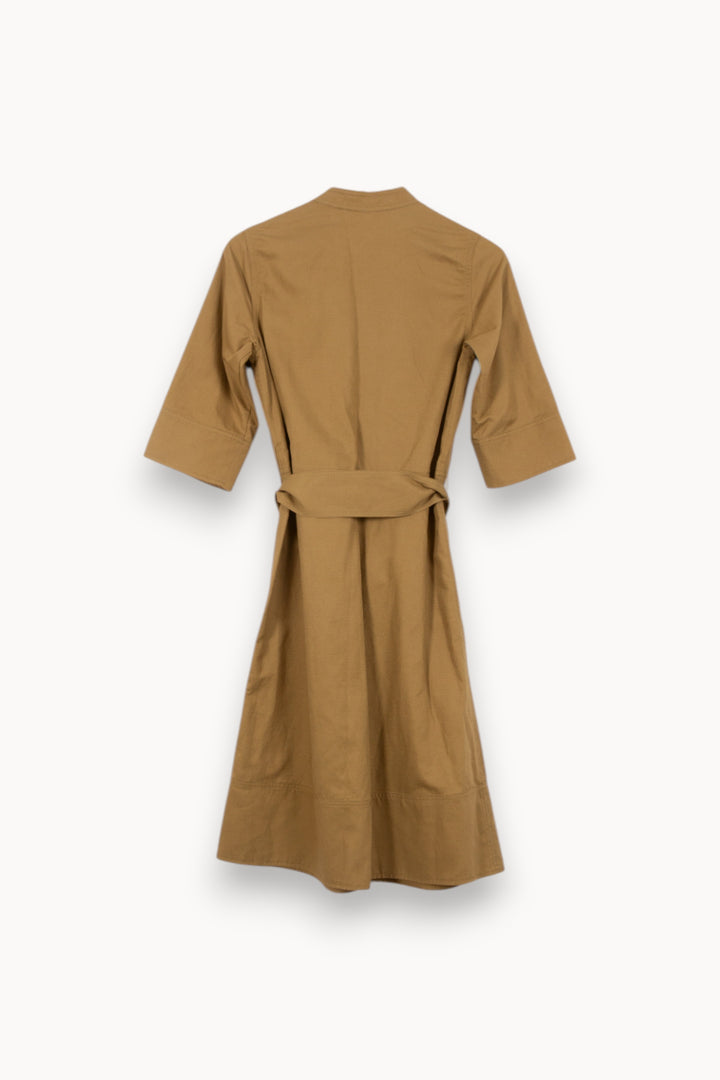 Robe Midi Marron - Taille S/36 de la marque Vanessa Bruno | PARAD50680 - Vendu par Paradigme - Image 4