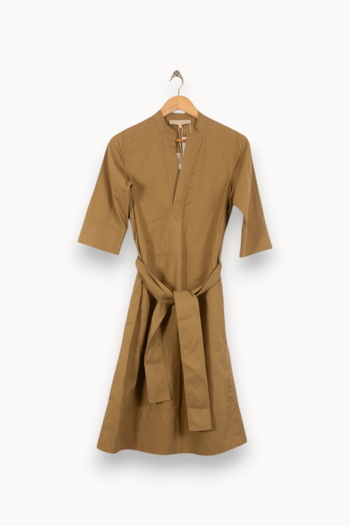 Robe Midi Marron - Taille S/36 de la marque Vanessa Bruno | PARAD50680 - Vendu par Paradigme - Image 2