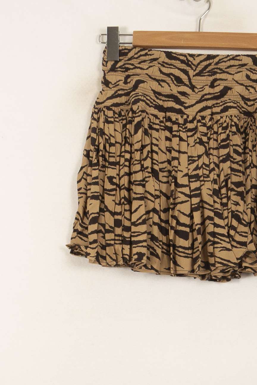 Jupe Courte Beige et Noire - Taille S/36 de la marque Zadig&Voltaire | PARAD50681 - Vendu par Paradigme - Image 3