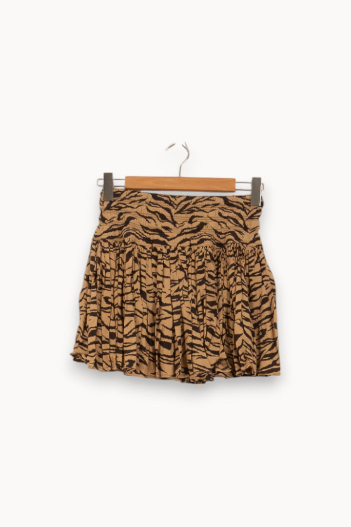 Jupe Courte Beige et Noire - Taille S/36 de la marque Zadig&Voltaire | PARAD50681 - Vendu par Paradigme - Image 2