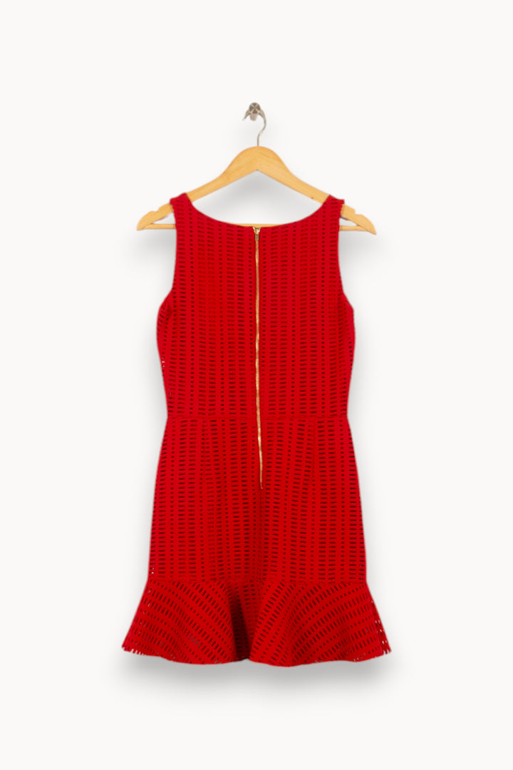 Robe Sans Manches Rouge - Taille S/36 de la marque Sandro | PARAD50690 - Vendu par Paradigme - Image 4