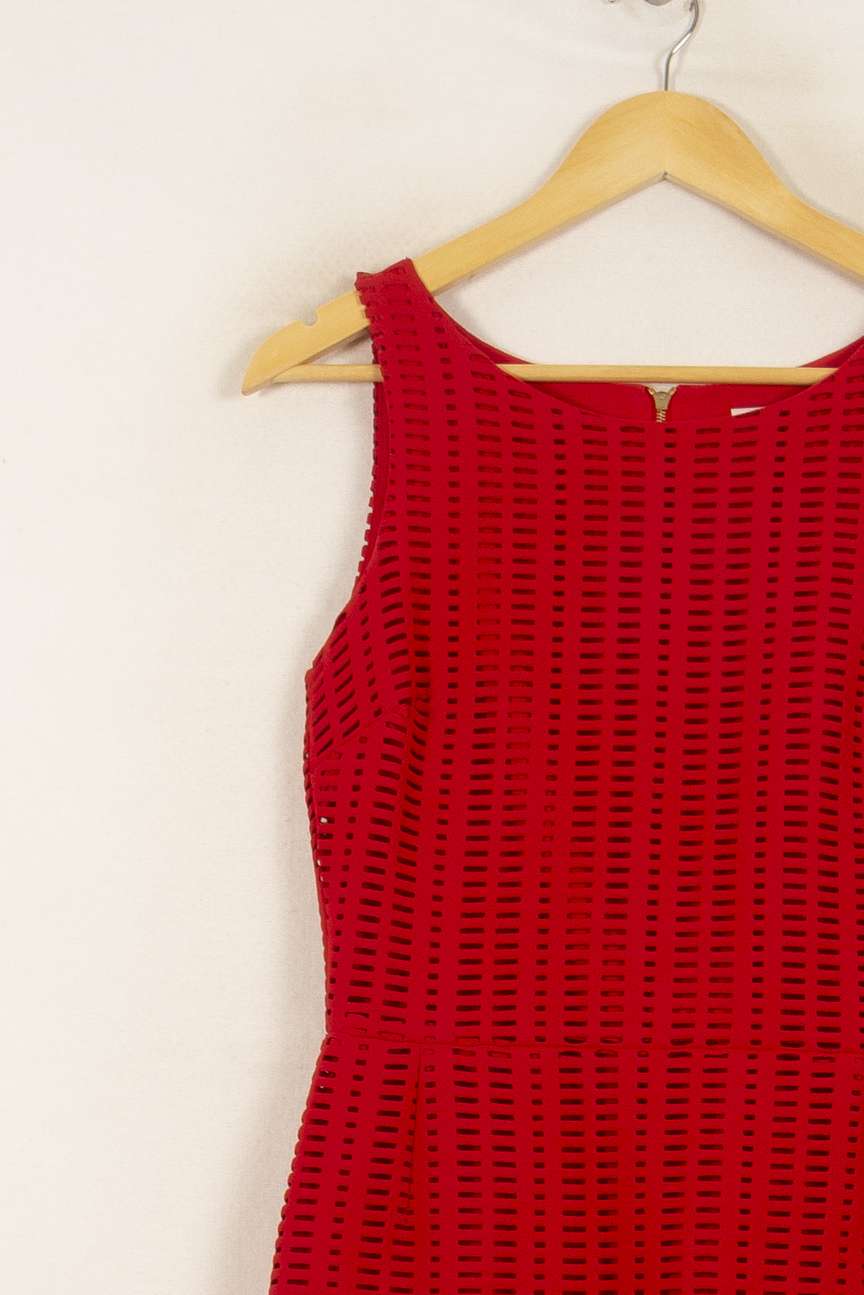 Robe Sans Manches Rouge - Taille S/36 de la marque Sandro | PARAD50690 - Vendu par Paradigme - Image 3
