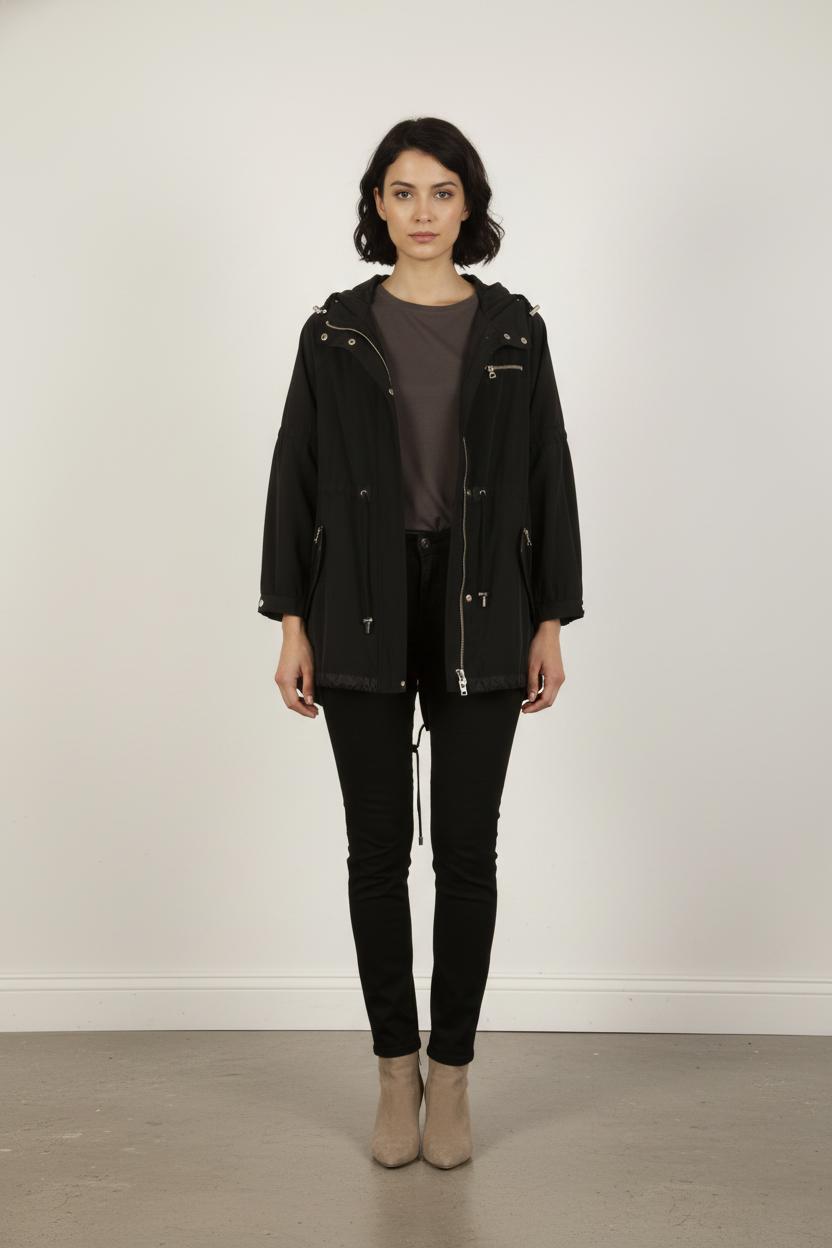 Parka Noire - Taille S/36