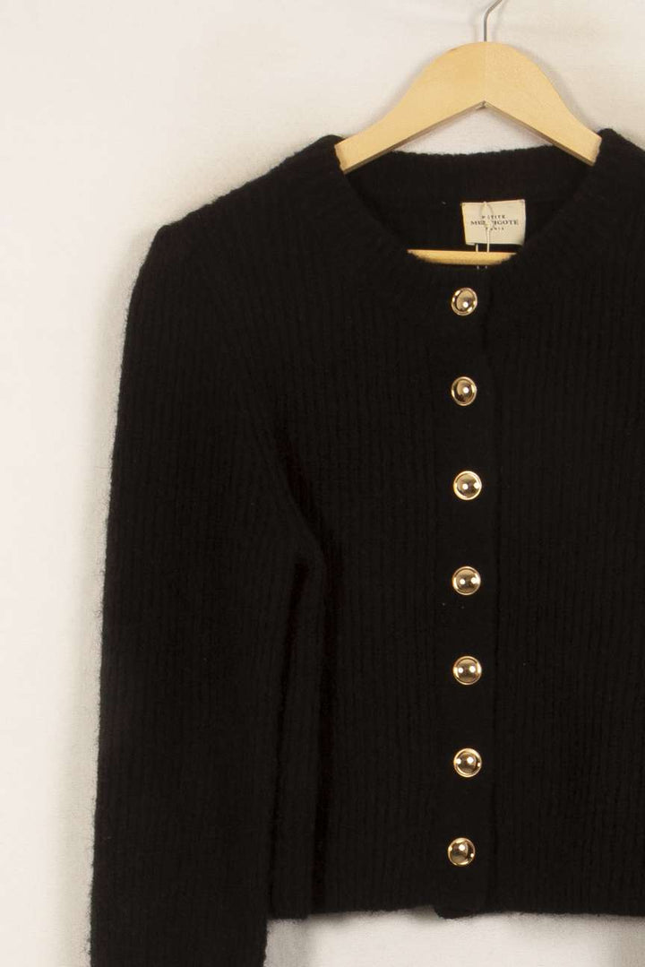 Gilet Noir - Taille S/36 de la marque Petite Mendigote | PARAD50706 - Vendu par Paradigme - Image 3
