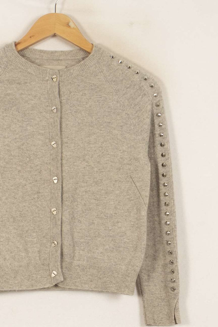 Cardigan Gris - Taille S/36 de la marque Zadig&Voltaire | PARAD50718 - Vendu par Paradigme - Image 3