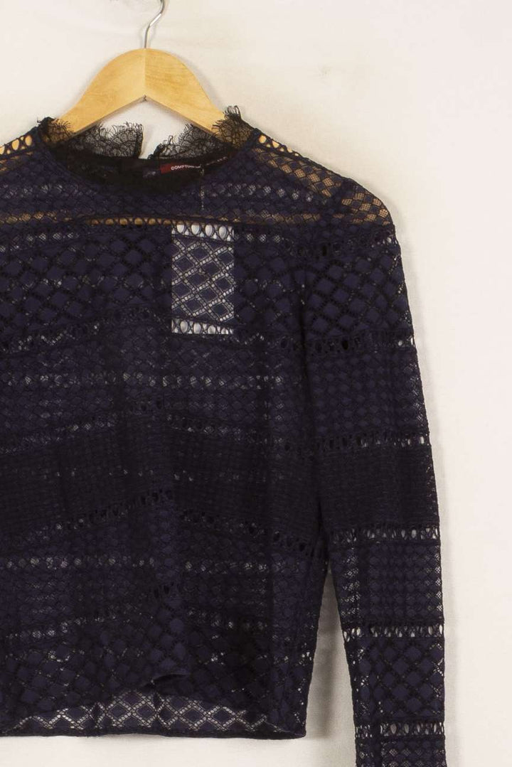 Blouse Bleue - Taille S/36 de la marque Comptoir des Cotonniers | PARAD50720 - Vendu par Paradigme - Image 3