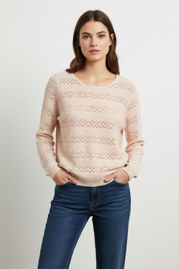 Pull Rose - Taille L/40 de la marque Des petits hauts | PARAD50723 - Vendu par Paradigme - Image 1