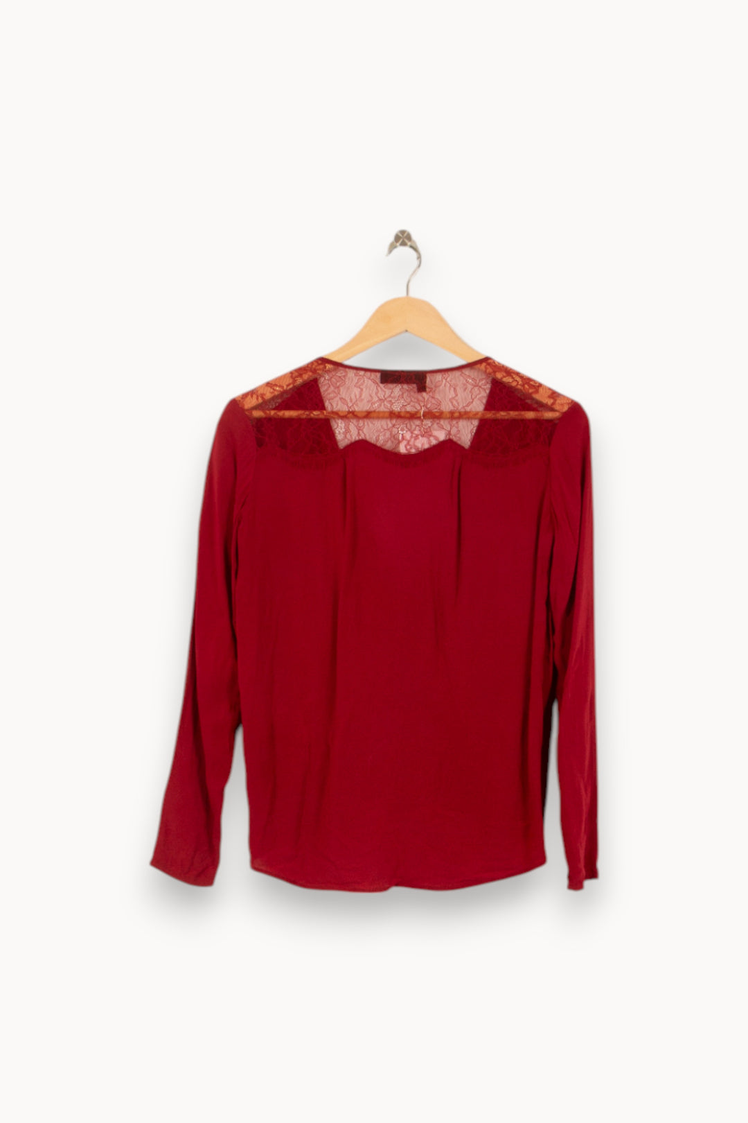 Blouse Bordeaux - Taille S/36 de la marque The Kooples | PARAD50725 - Vendu par Paradigme - Image 4