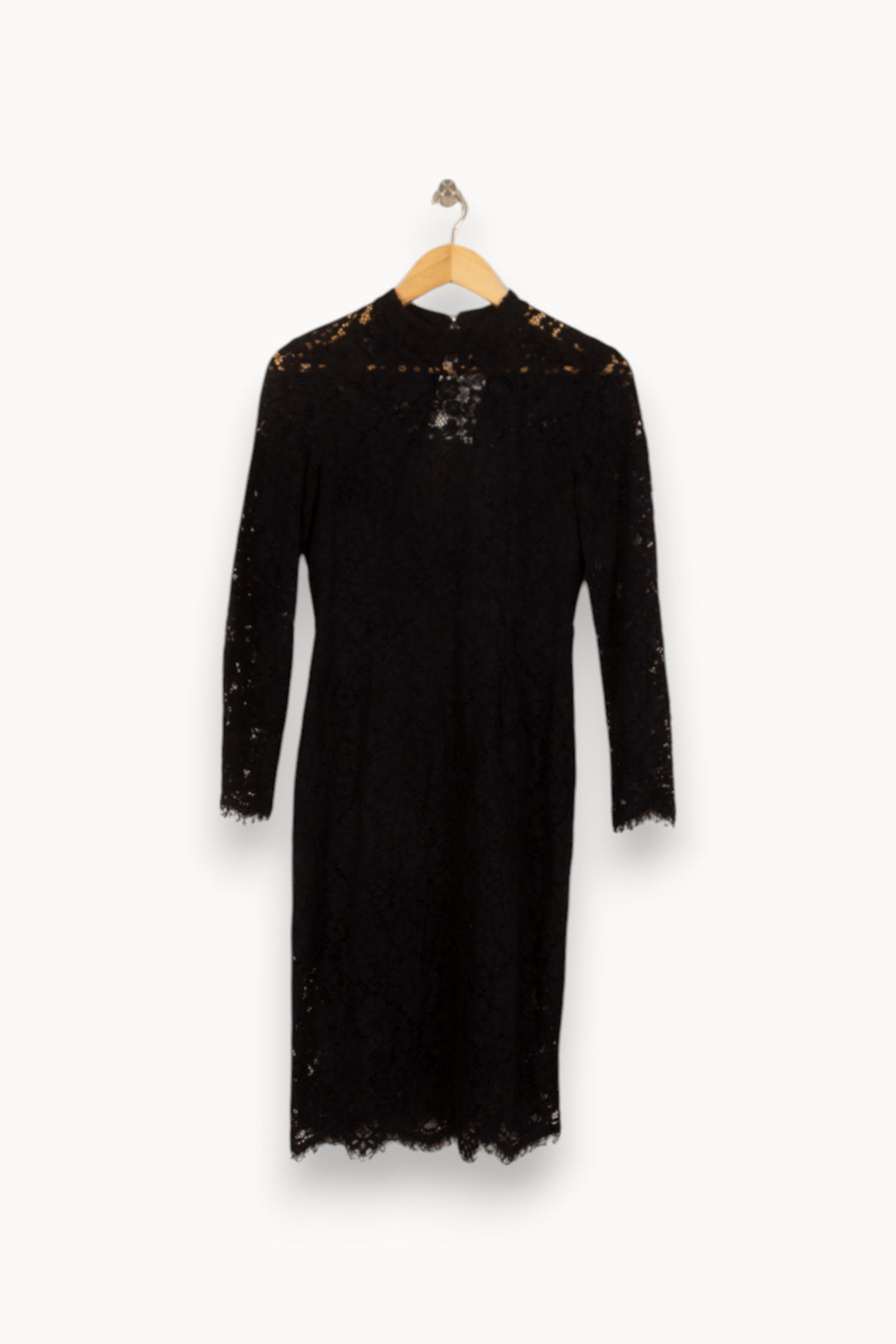 Robe Midi Noire - Taille S/36 de la marque Claudie Pierlot | PARAD50726 - Vendu par Paradigme - Image 2