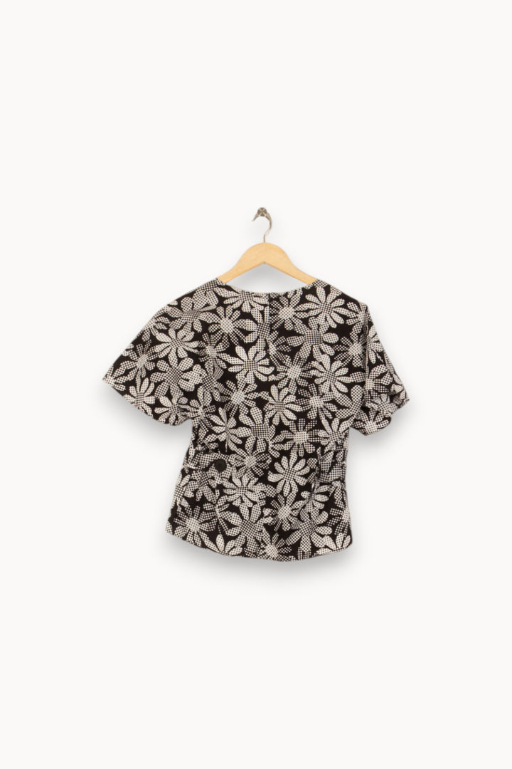 Blouse Noire et Blanche - Taille M/38 de la marque Bimba y Lola | PARAD50733 - Vendu par Paradigme - Image 4