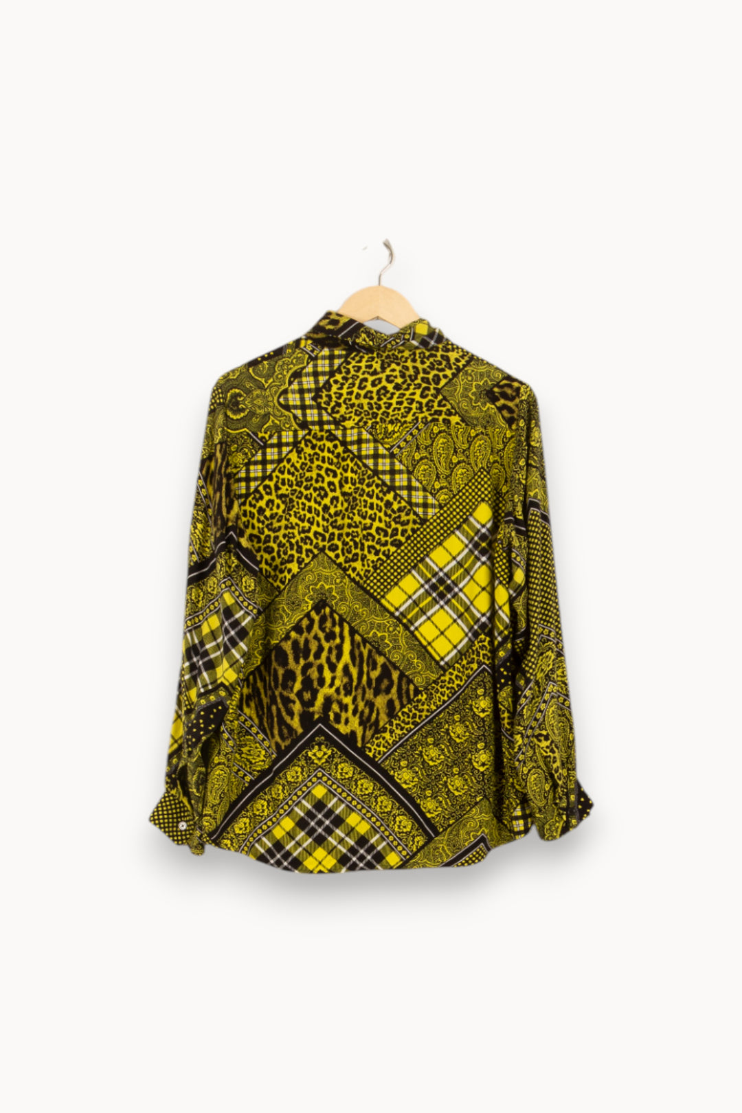 Chemise Jaune et Noire - Taille S/36 de la marque The Kooples | PARAD50737 - Vendu par Paradigme - Image 4