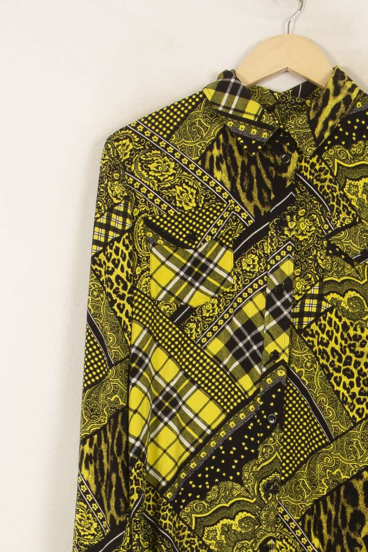 Chemise Jaune et Noire - Taille S/36 de la marque The Kooples | PARAD50737 - Vendu par Paradigme - Image 3