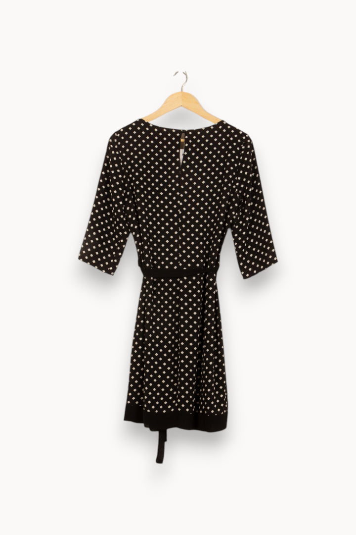 Robe Noire et Blanche - Taille M/38 de la marque La Fée Maraboutée | PARAD50743 - Vendu par Paradigme - Image 4