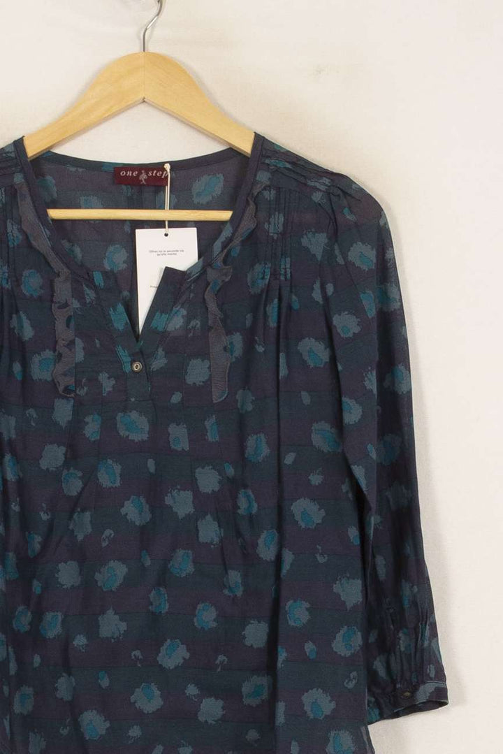 Blouse Bleue - Taille L/40 de la marque One Step | PARAD50746 - Vendu par Paradigme - Image 3
