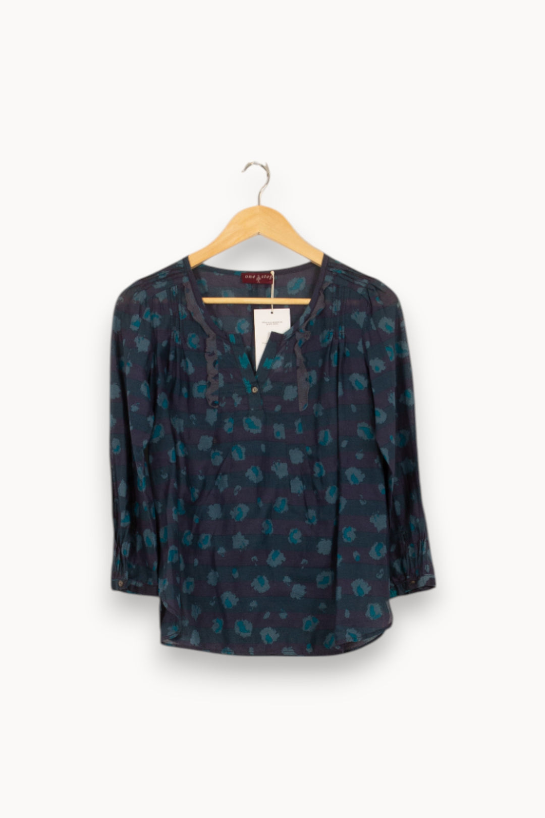 Blouse Bleue - Taille L/40 de la marque One Step | PARAD50746 - Vendu par Paradigme - Image 2
