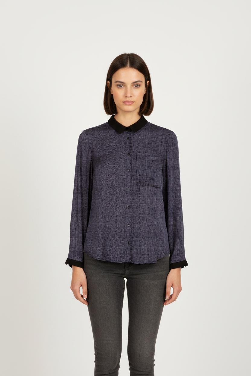 Chemise Bleu et Noir - Taille M/38