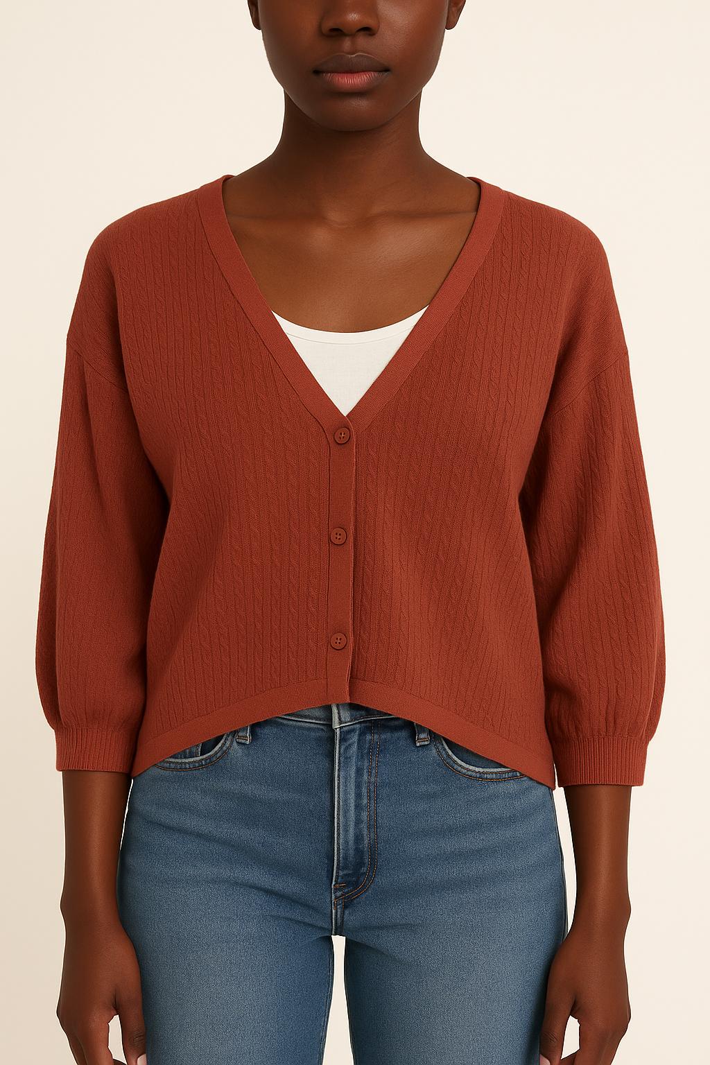 Cardigan Rose - Taille S/36 de la marque Marie Sixtine | PARAD50754 - Vendu par Paradigme - Image 1