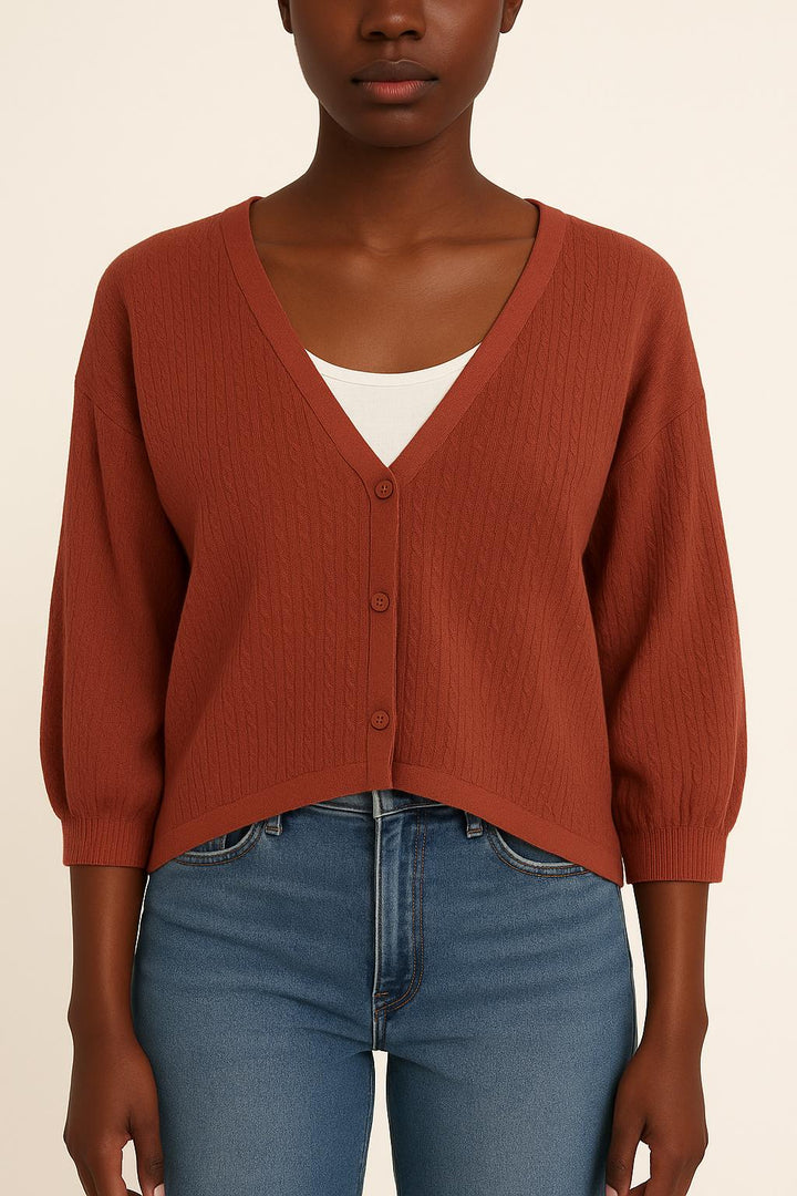 Cardigan Rose - Taille S/36 de la marque Marie Sixtine | PARAD50754 - Vendu par Paradigme - Image 1