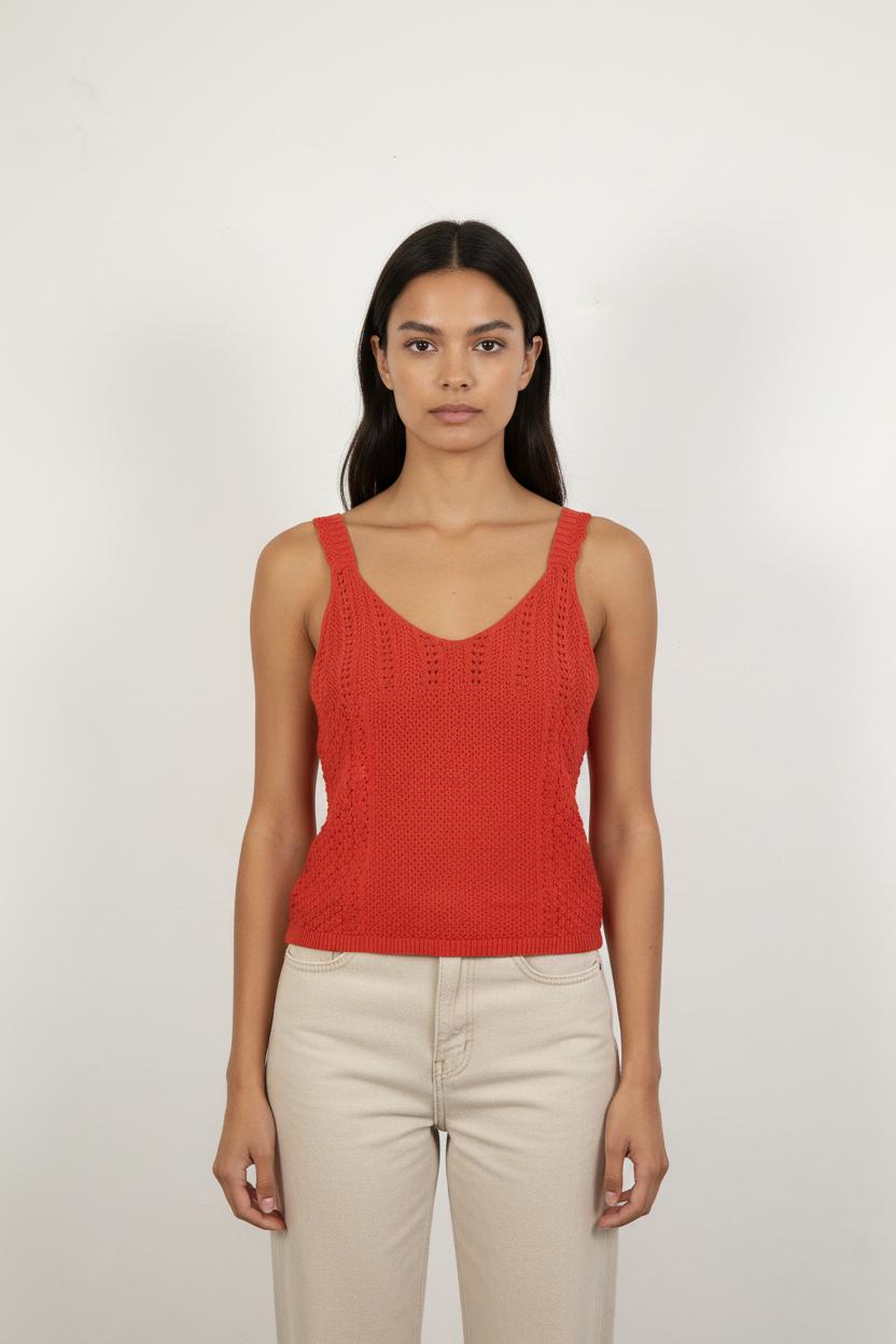 Débardeur Rouge - Taille L/40
