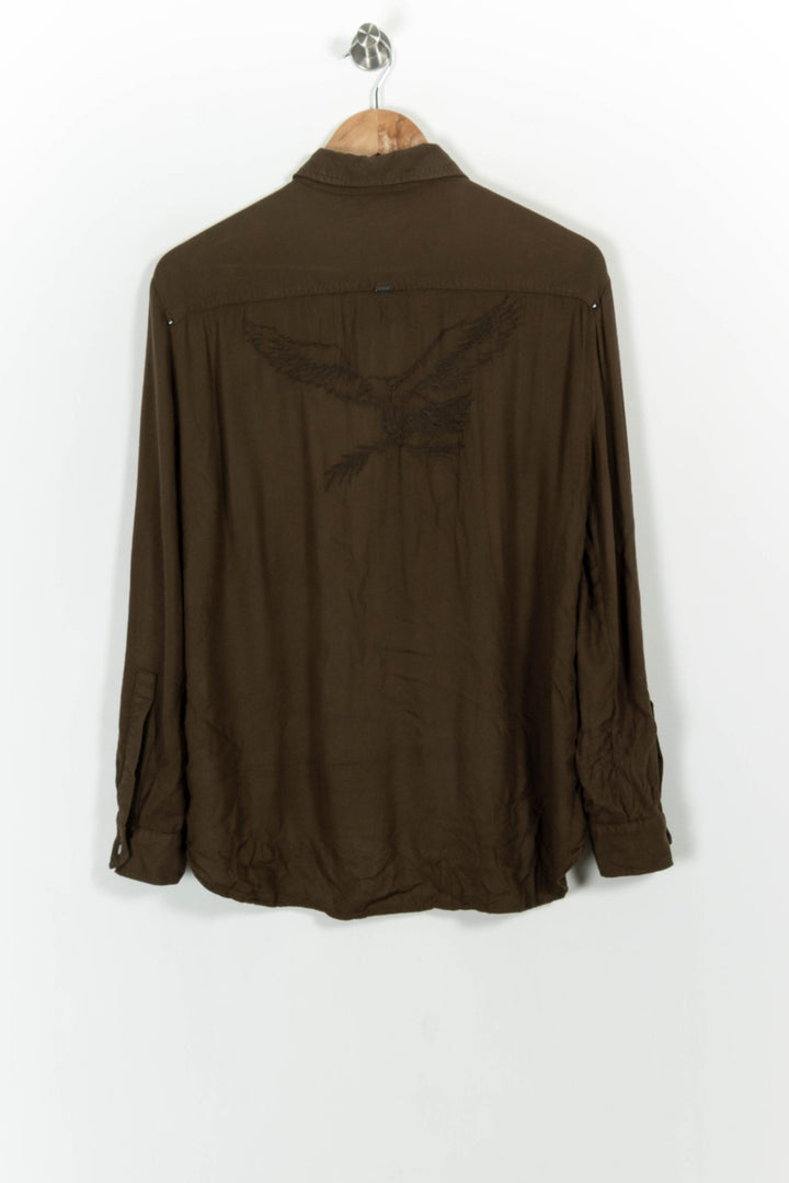 Chemise Verte - Taille S/36 de la marque IKKS | PARAD50796 - Vendu par Paradigme - Image 4