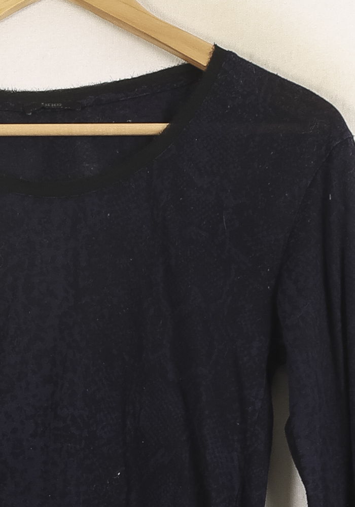 Tee Shirt Manches Longues Bleu - Taille XL/42 de la marque IKKS | PARAD50806 - Vendu par Paradigme - Image 3