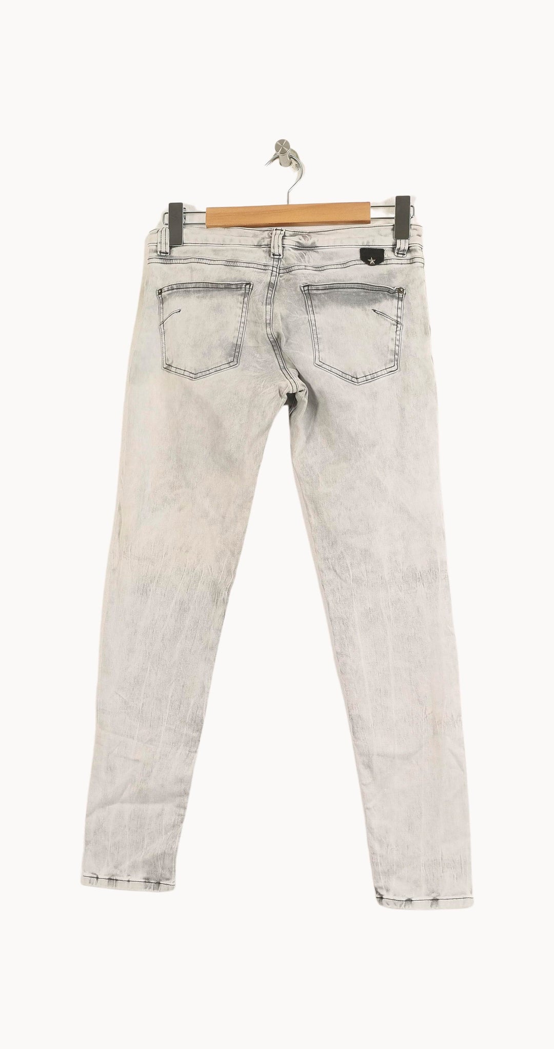 Jean Gris - Taille M/38 de la marque IKKS | PARAD50807 - Vendu par Paradigme - Image 4