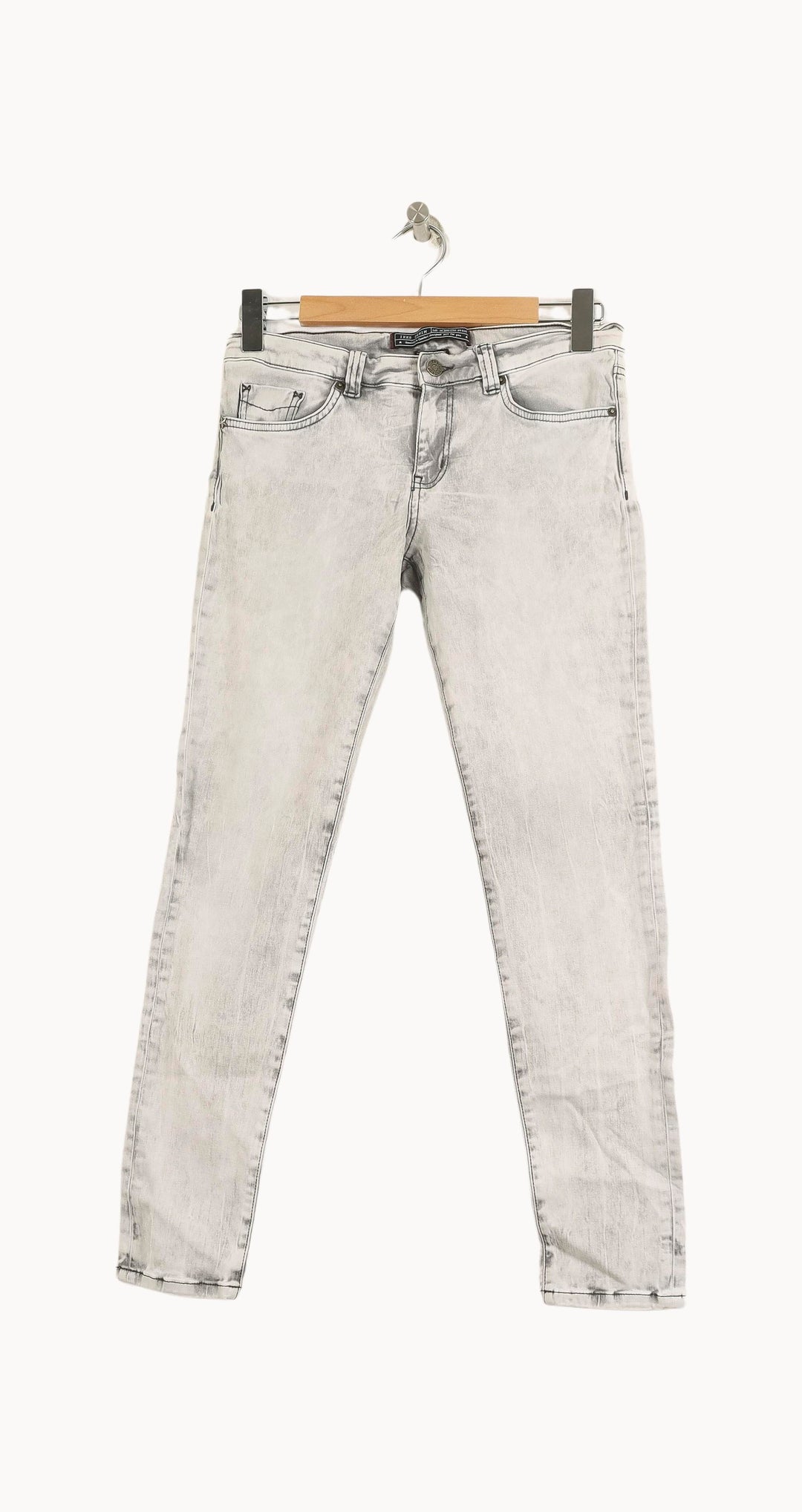 Jean Gris - Taille M/38 de la marque IKKS | PARAD50807 - Vendu par Paradigme - Image 2