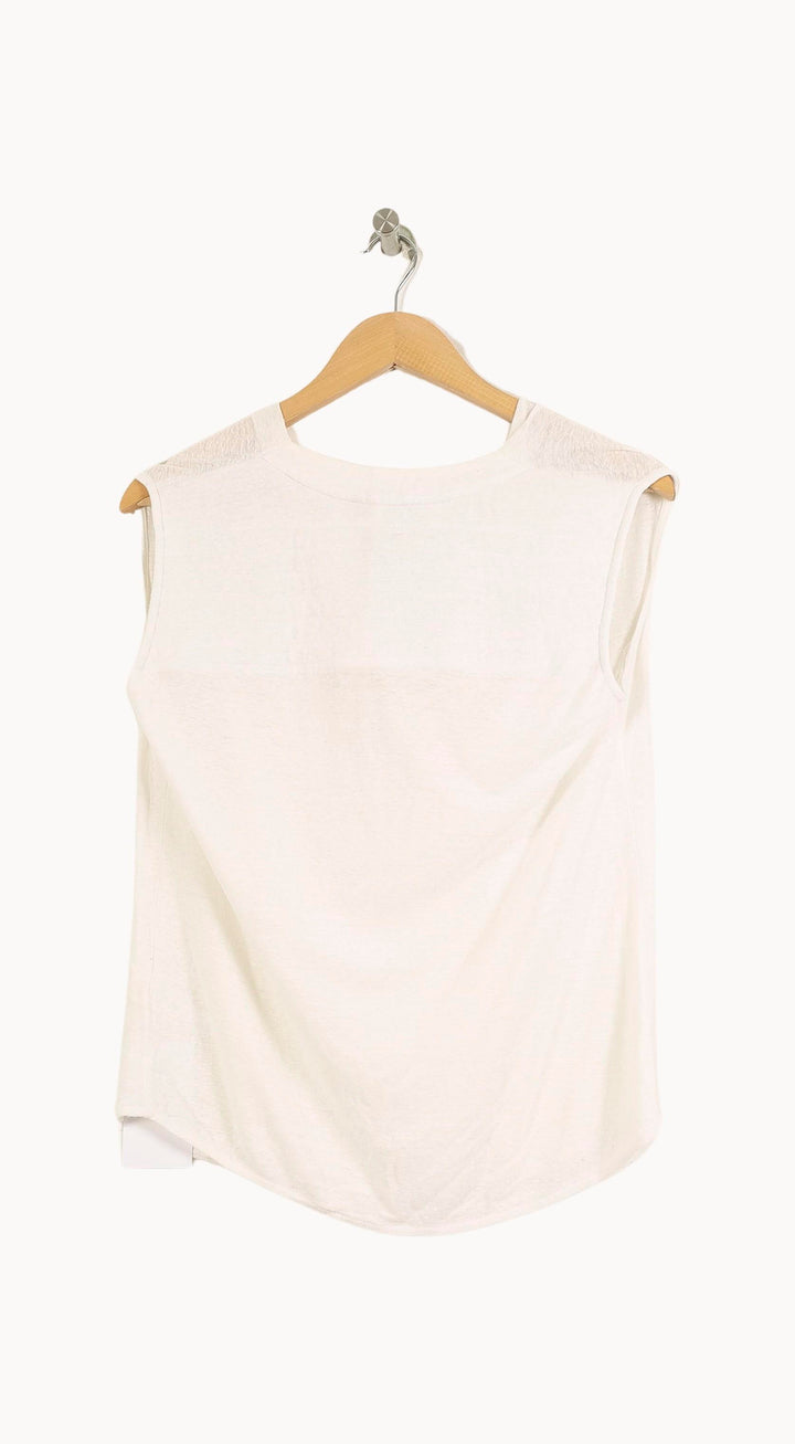 Top Blanc - Taille M/38 de la marque Maje | PARAD50808 - Vendu par Paradigme - Image 4