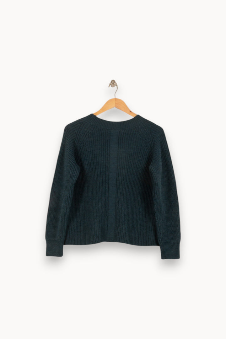Pull Vert - Taille XS/34 de la marque La Fée Maraboutée | PARAD50833 - Vendu par Paradigme - Image 4
