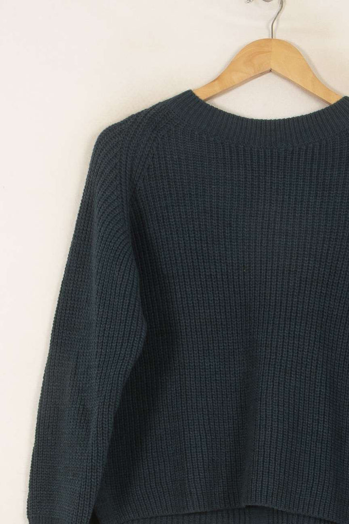 Pull Vert - Taille XS/34 de la marque La Fée Maraboutée | PARAD50833 - Vendu par Paradigme - Image 3