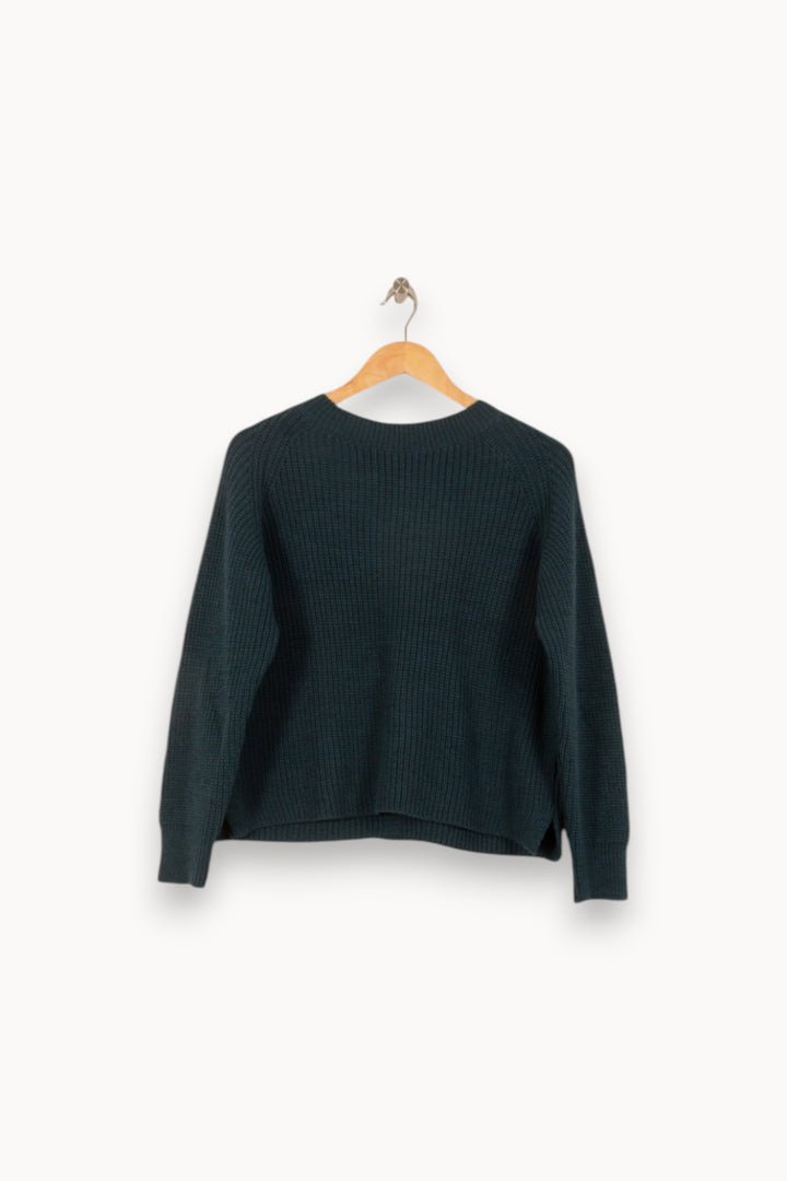 Pull Vert - Taille XS/34 de la marque La Fée Maraboutée | PARAD50833 - Vendu par Paradigme - Image 2