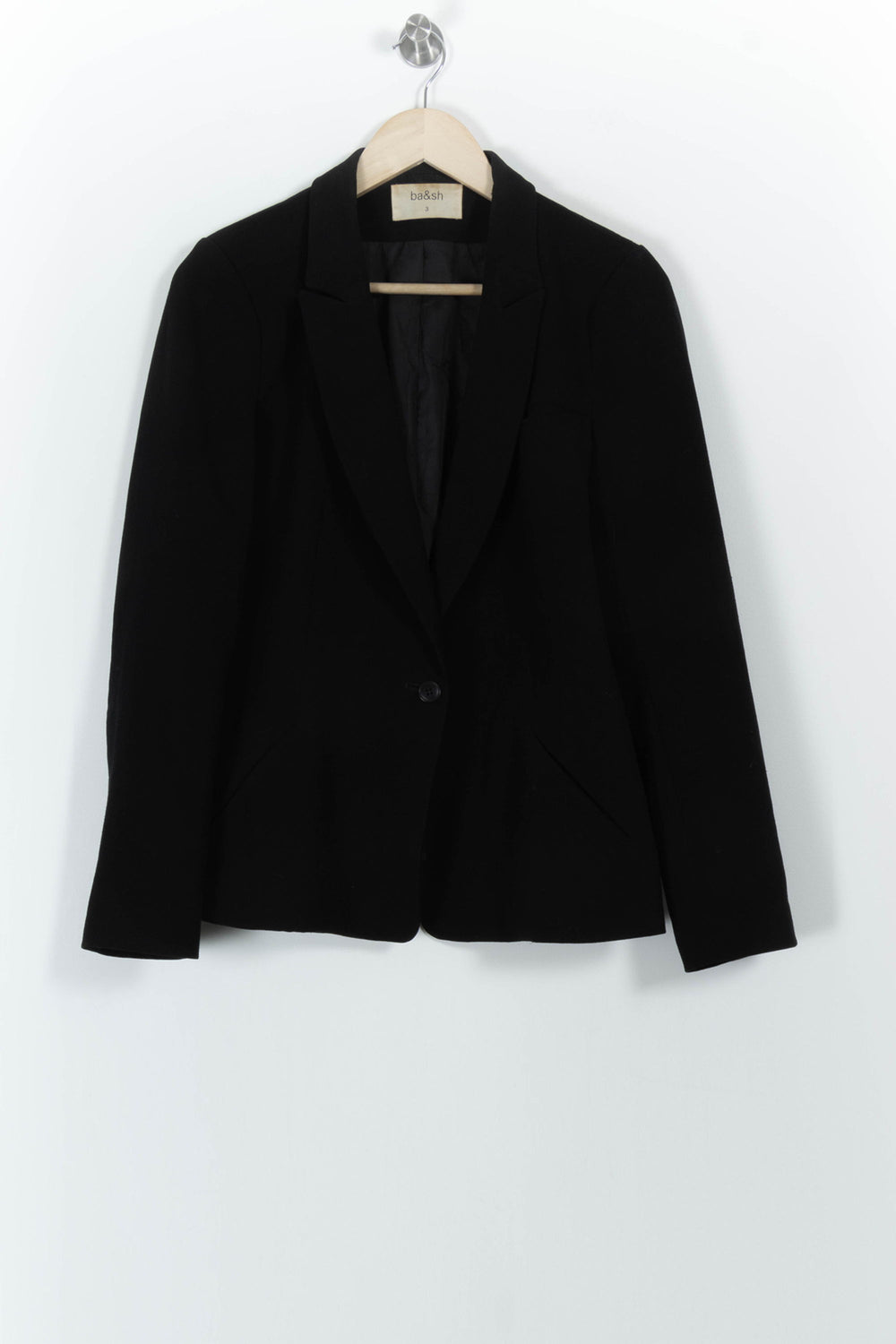 Blazer Noir - Taille L/40 de la marque ba&sh | PARAD50836 - Vendu par Paradigme - Image 2